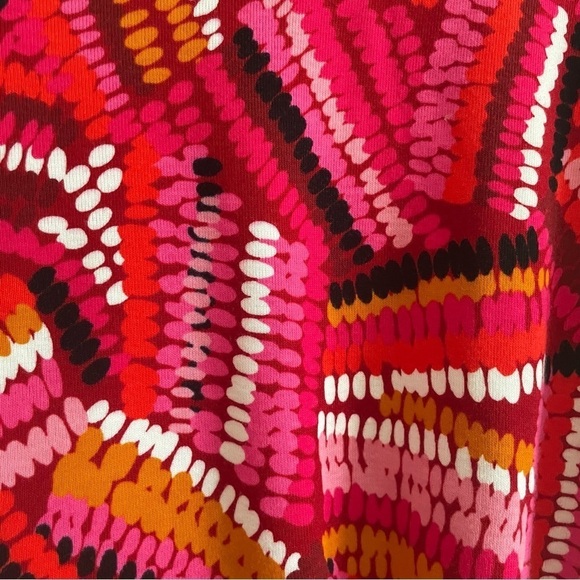 Rafaella woman's y2k style  printed crop top M 100% cotton summer casual v neck - Picture 7 of 7